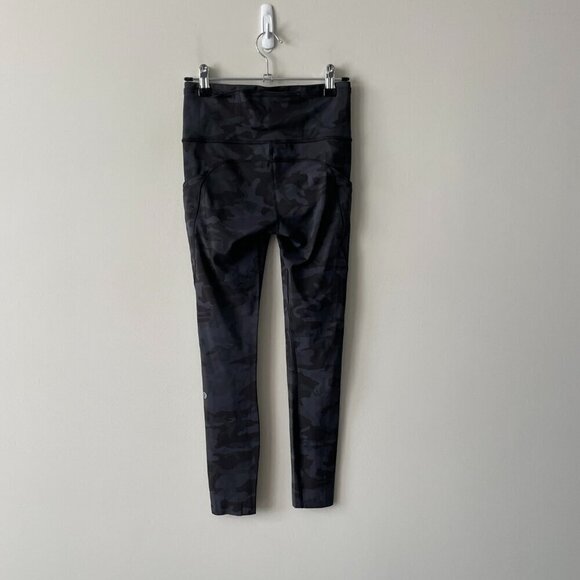 Lululemon 2020 Fast and Free Tight II 25" *Non-Reflective Nulux Leggings Black 4 - Picture 3 of 10